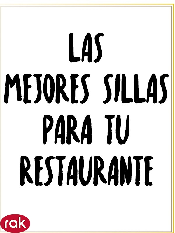 SILLAS QUE LUCEN Y DURAN